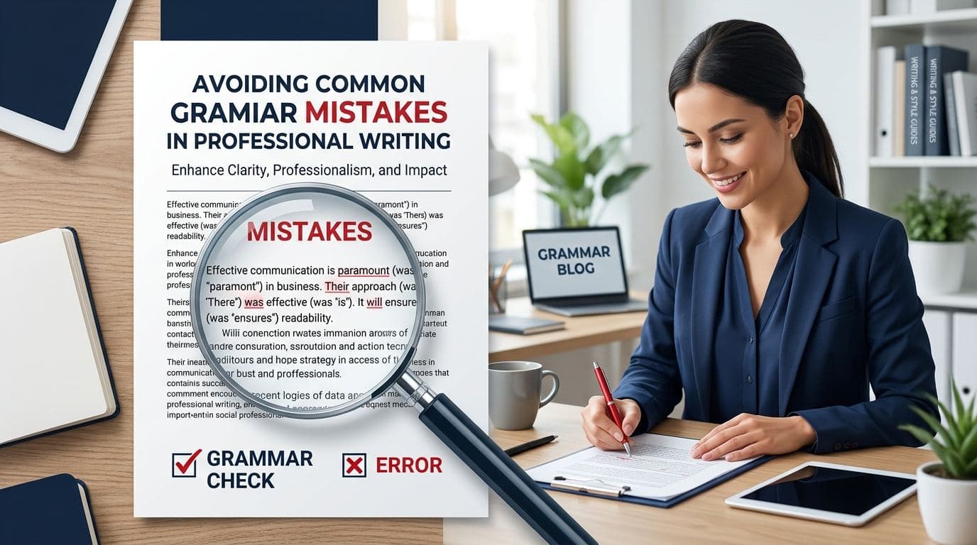 10 Common Grammar Mistakes That Hurt Your Professional Image (With Fixes)